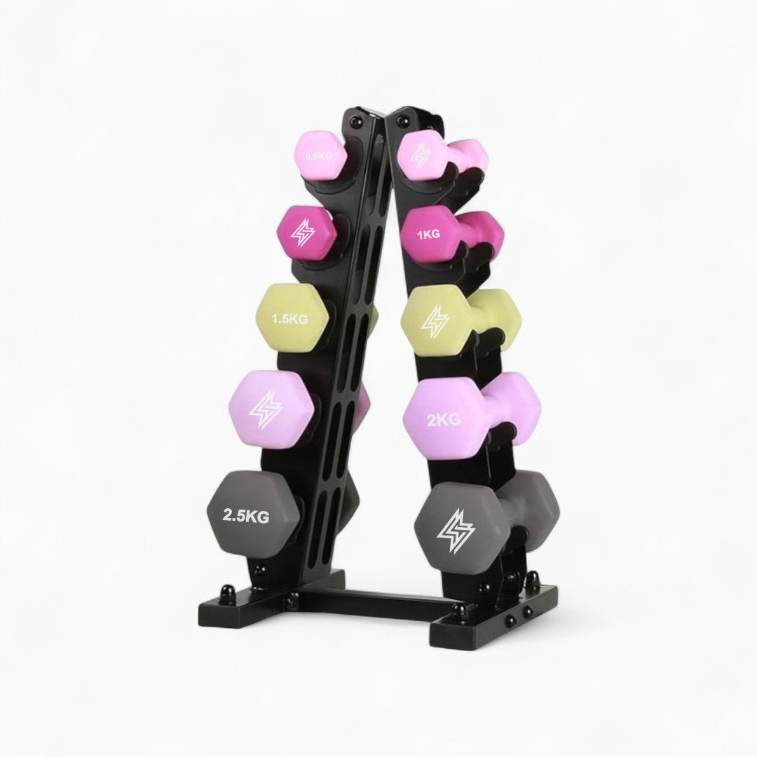 Neoprene Dumbbell Tree Rack