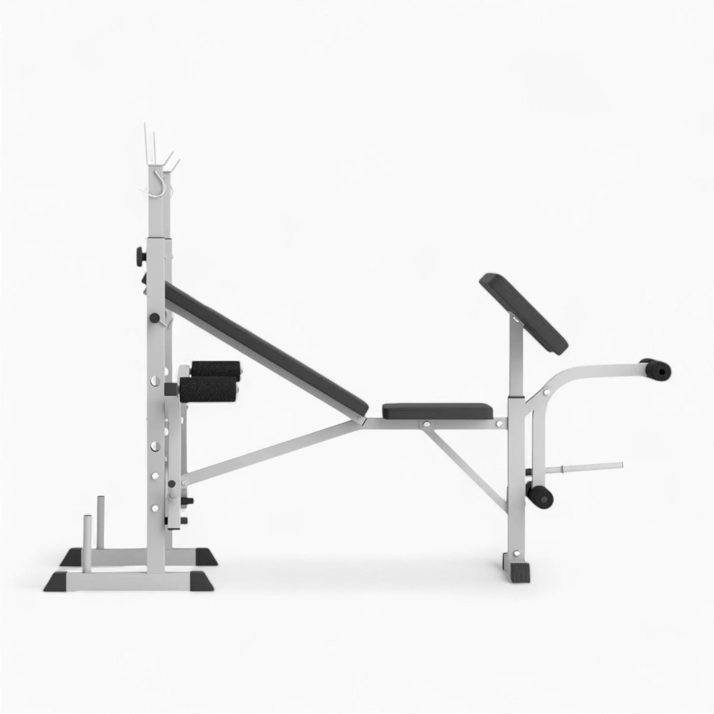 GymSets Adjustable Weight Bench + Preacher Curl