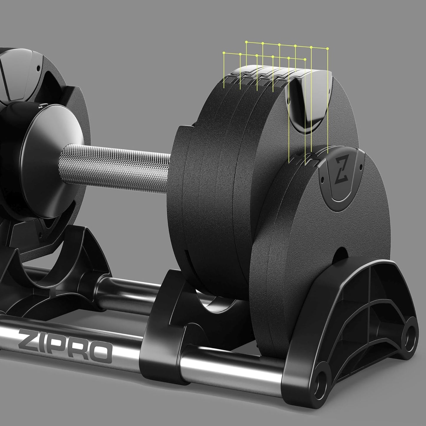 GymSets Round Adjustable Dumbbell (2.5-50kg)