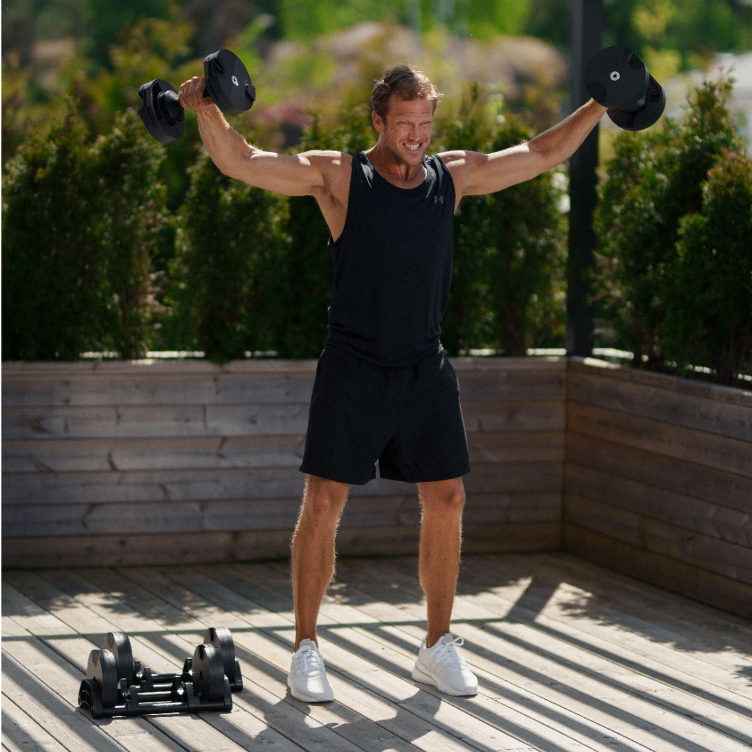 GymSets Round Adjustable Dumbbell (2.5-50kg)