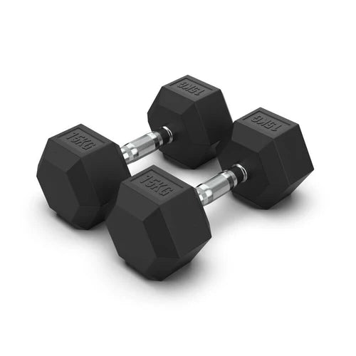Commercial Hex Dumbbell Pairs 2.5kg-50kg