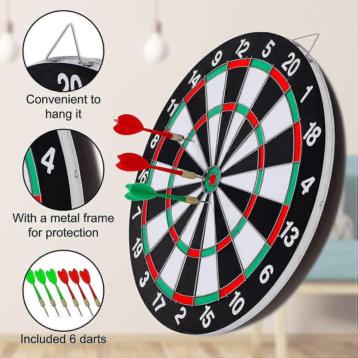 GymSets Essential Dart Board