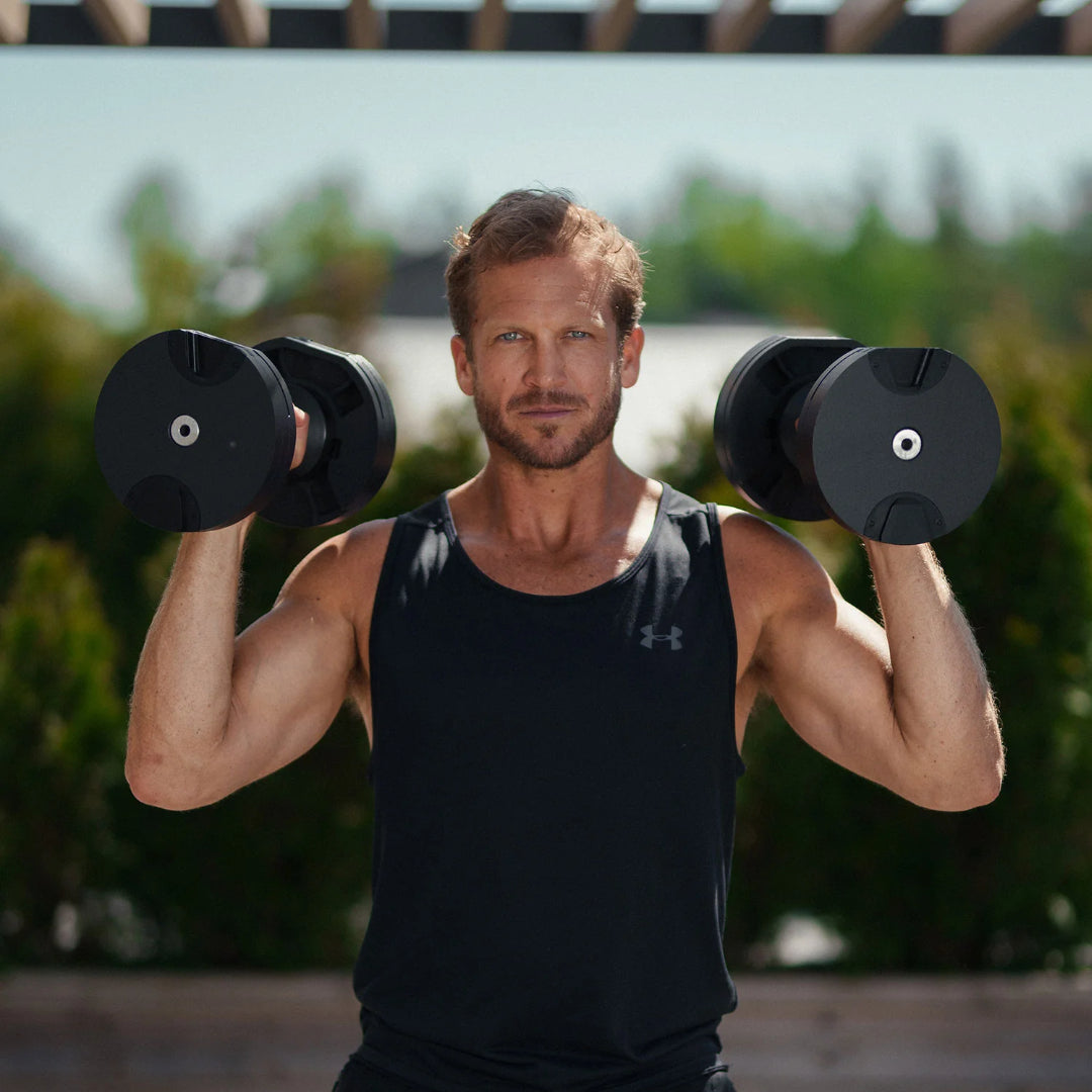 GymSets Round Adjustable Dumbbell (2.5-50kg)