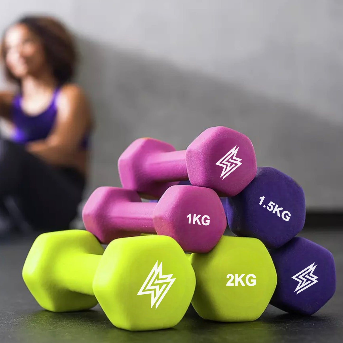 Neoprene Dumbbell Tree Rack