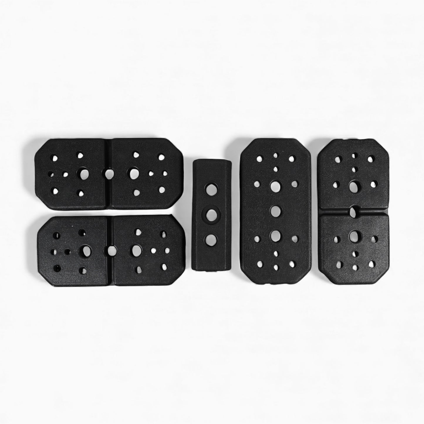 20Kg Rubber MultiGym Plate Set – Heavy Duty Tri-Grip Weights