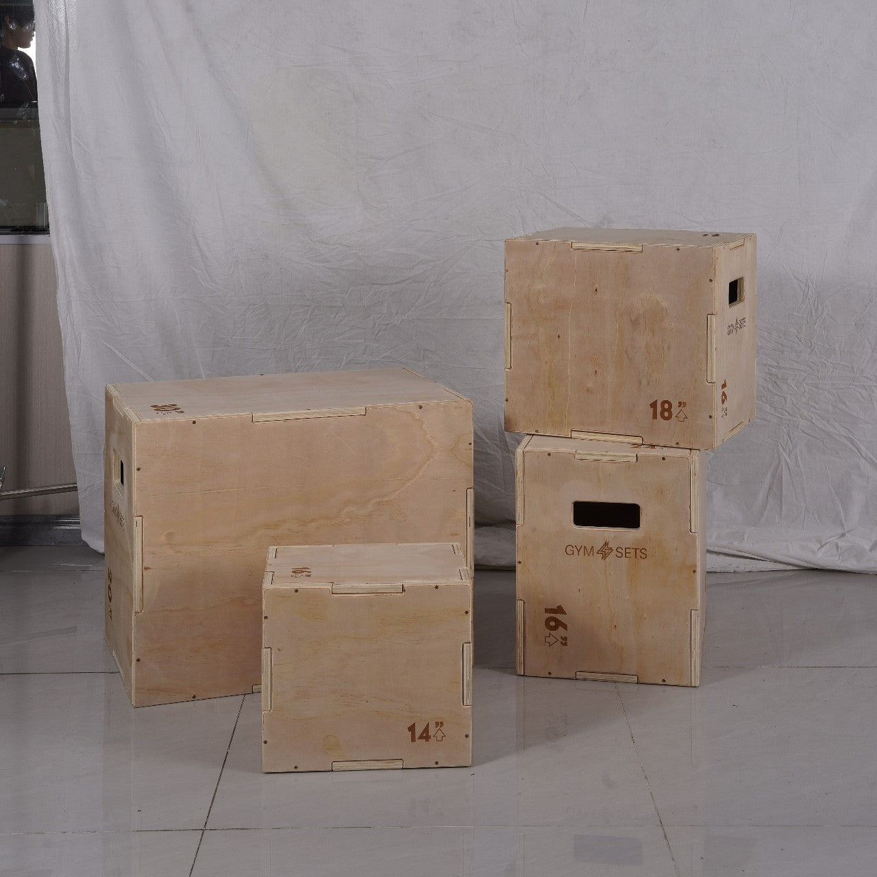 GymSets Wooden Plyometric Jump Box