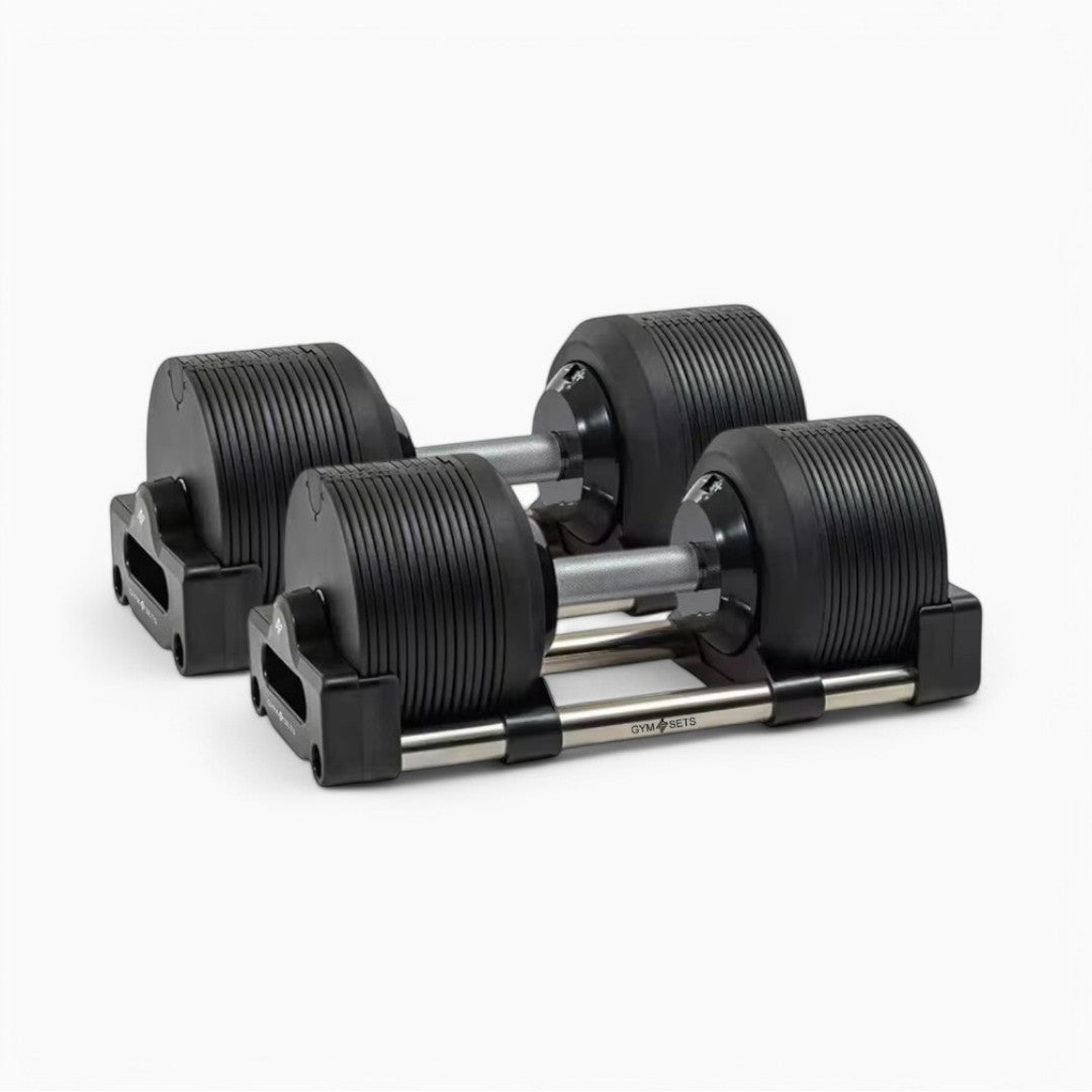 2X Adjustable Dumbbell Set 1-36kg Pair of DB Weights For Home Gym