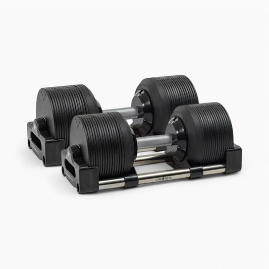 2X Adjustable Dumbbell Set 1-36kg Pair of DB Weights For Home Gym