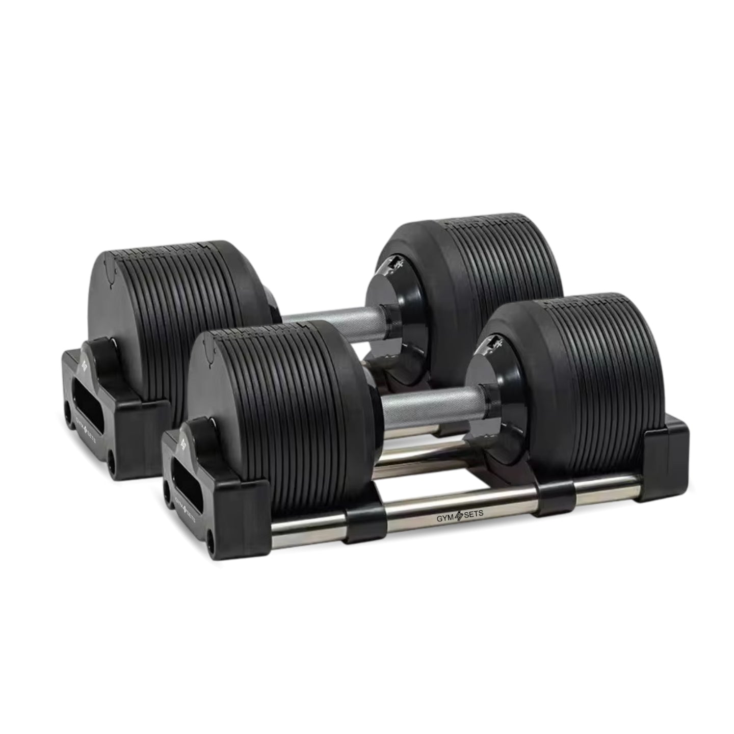 2X Adjustable Dumbbell Set 1-36kg Pair of DB Weights For Home Gym