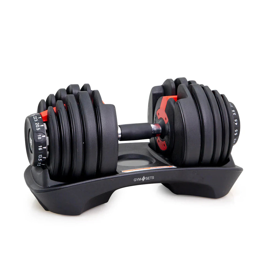 2X Adjustable Dumbbell Set 2.5-24kg Pair of DB Weights For Home Gym