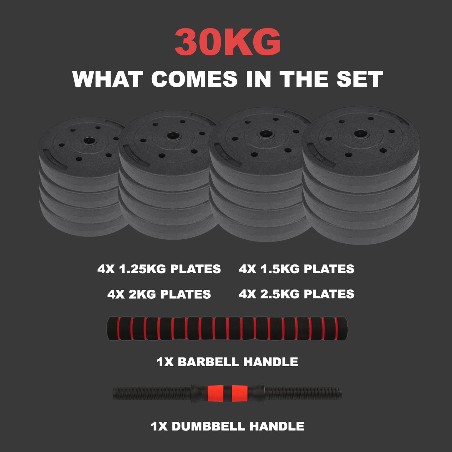 GymSets Adjustable Dumbbell Barbell Set