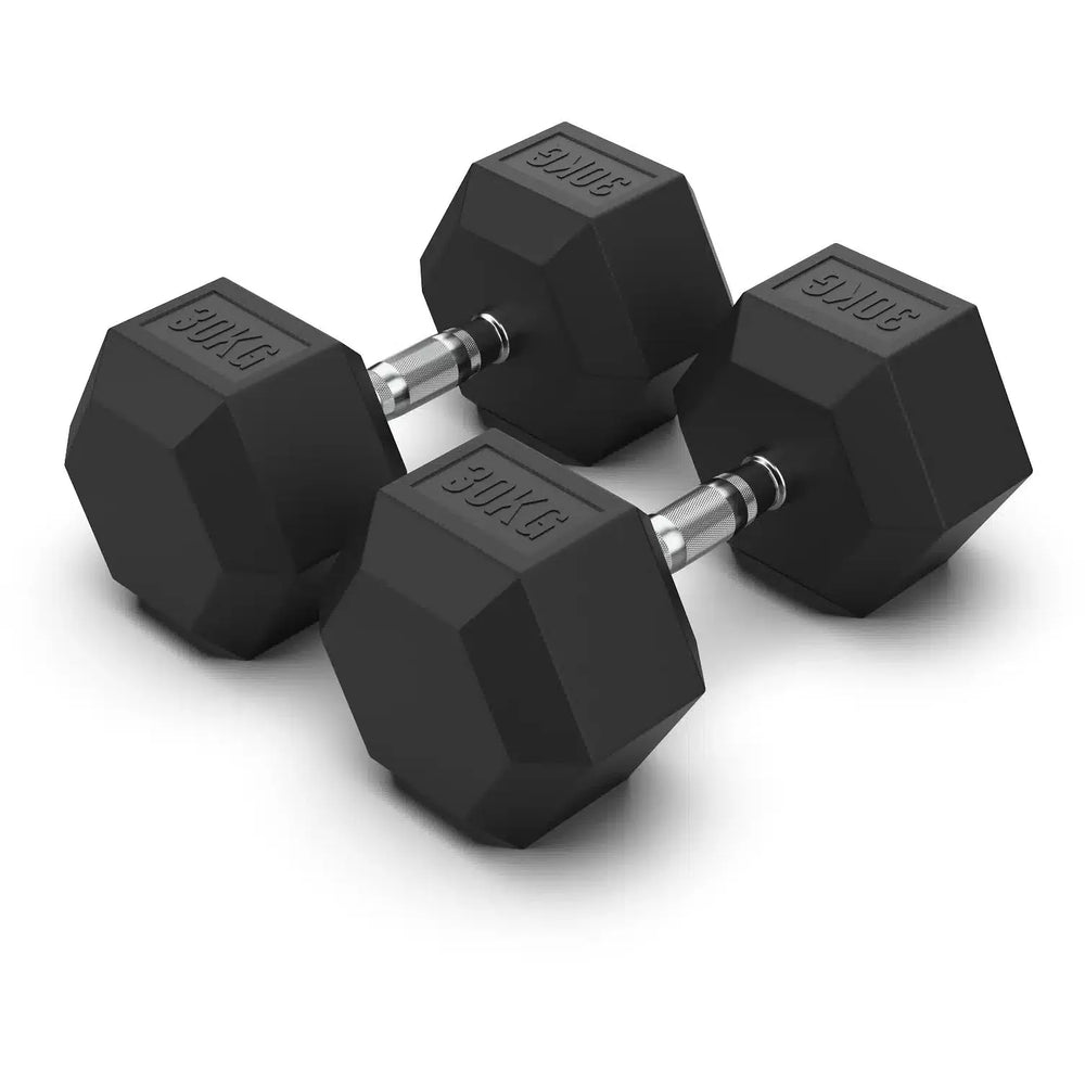 Commercial Hex Dumbbell Pairs 2.5kg-50kg