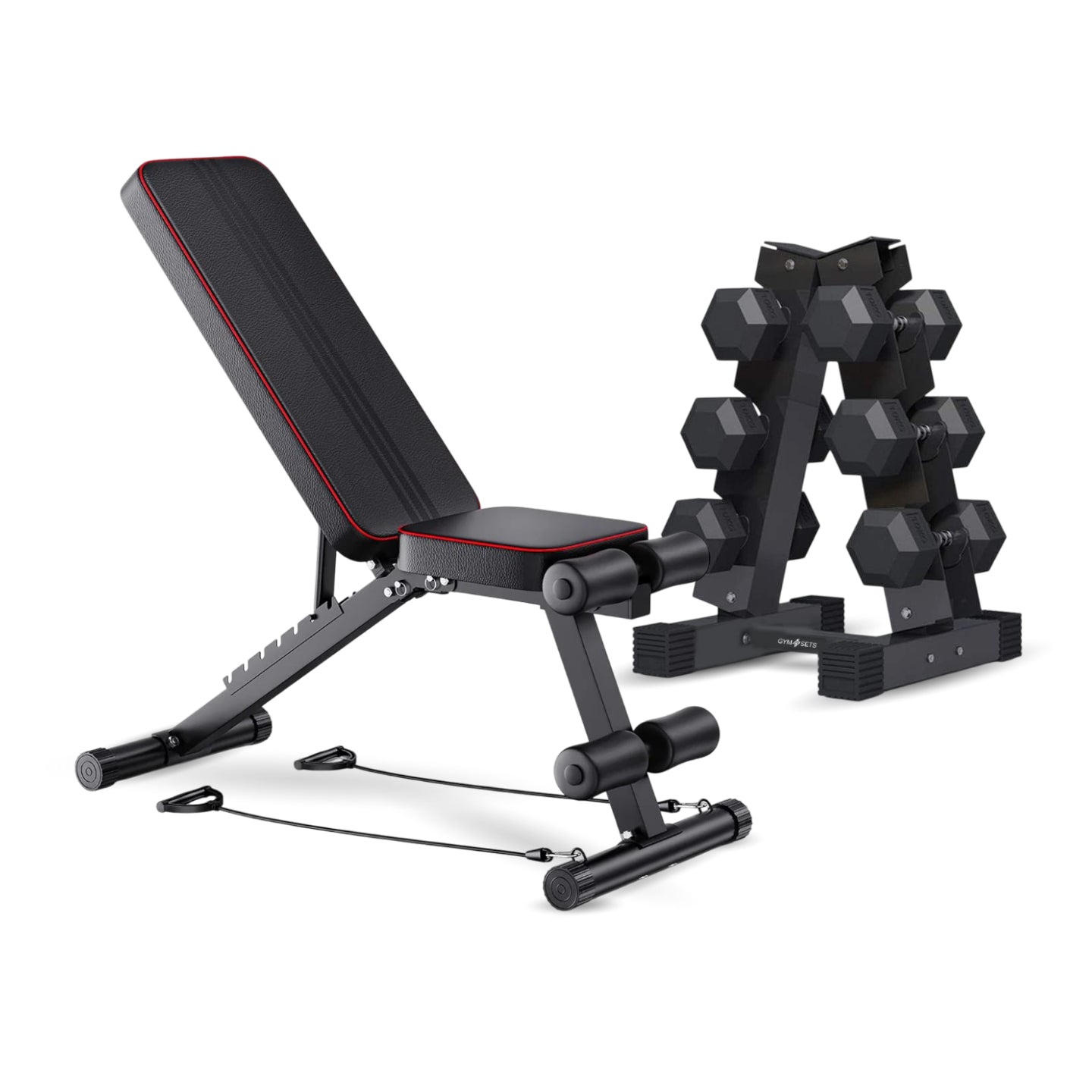 3 Tier Hex Dumbbell Tree Rack