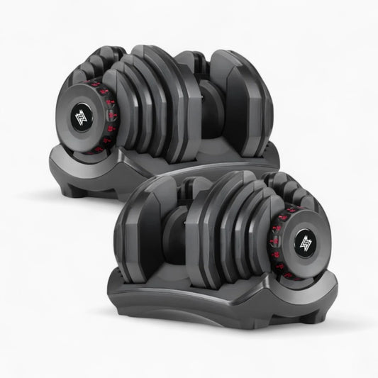 40KG Adjustable Dumbbell Pair Set With Rack & Bench – Perfect For Home Workouts. Build Strength, Tone Muscles & Enhance Fitness With Versatile Weight Training.