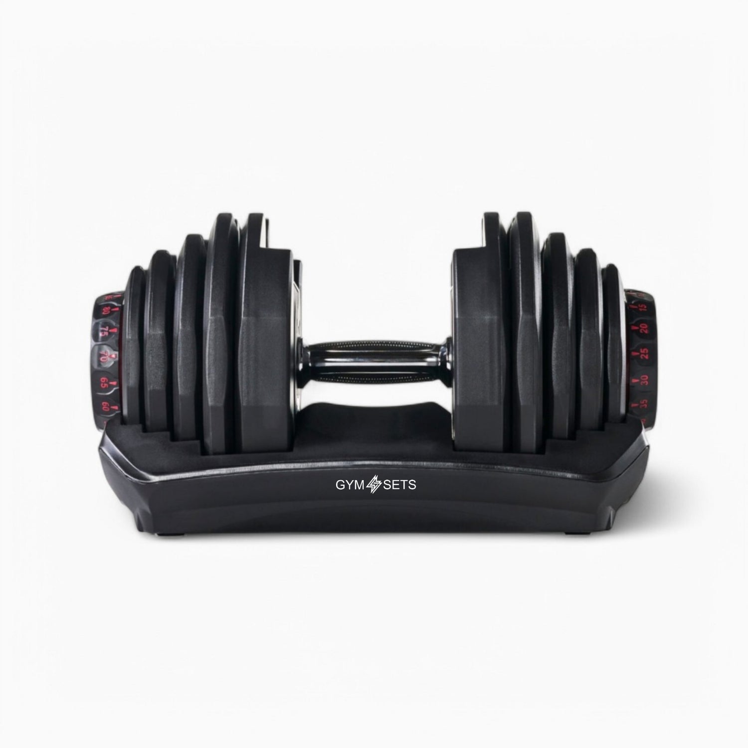 40kg Adjustable Dumbbell Pair Set With Rack, Bench Home Workout Weight