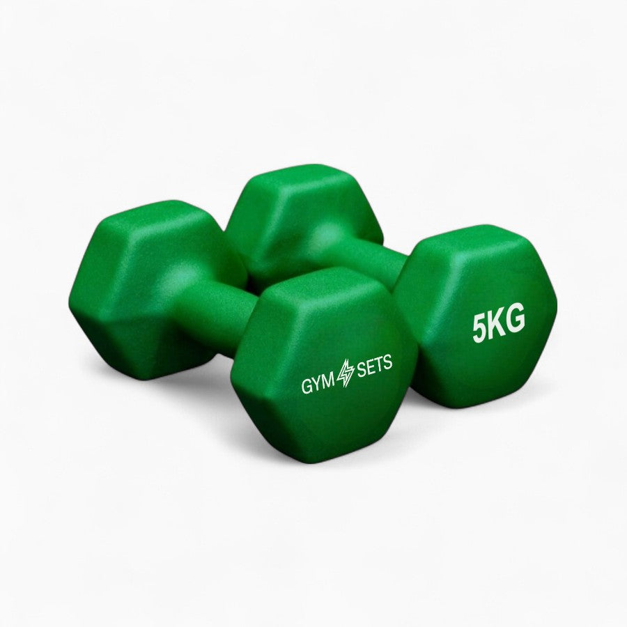 Neoprene Dumbbell 1kg to 10kg Neoprene Mens Women Hex Home