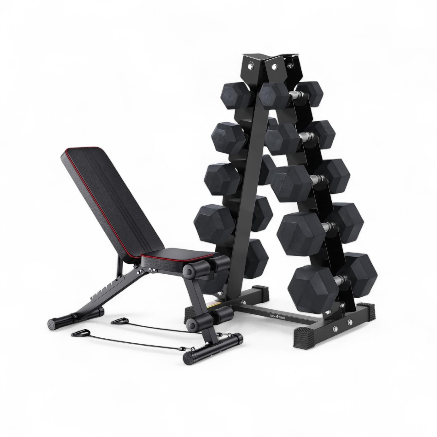 5 & 6 Tier Hex Dumbbell Tree Rack