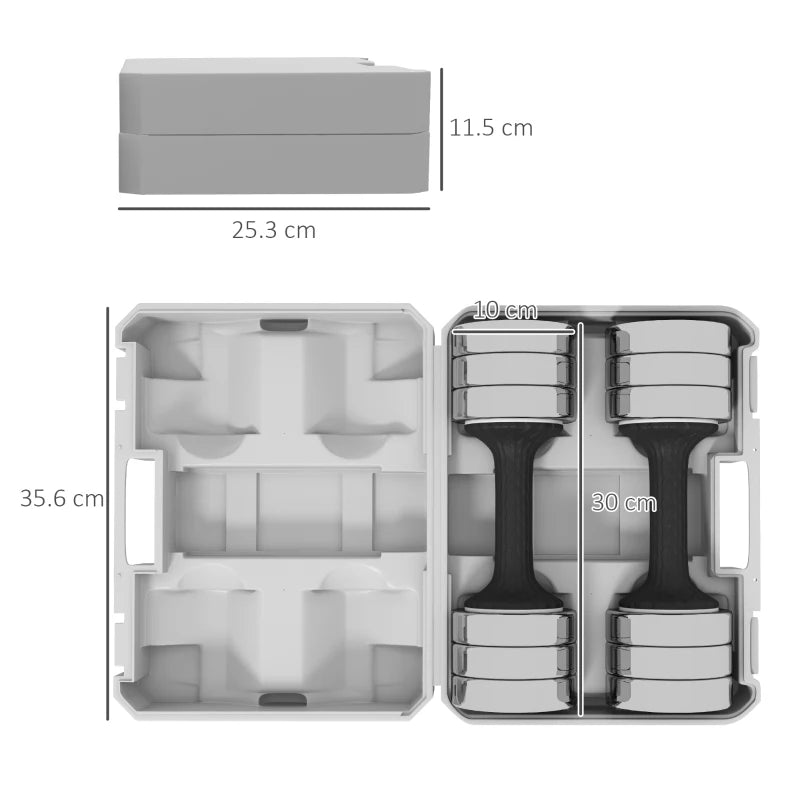 3 Increment Adjustable Dumbbells