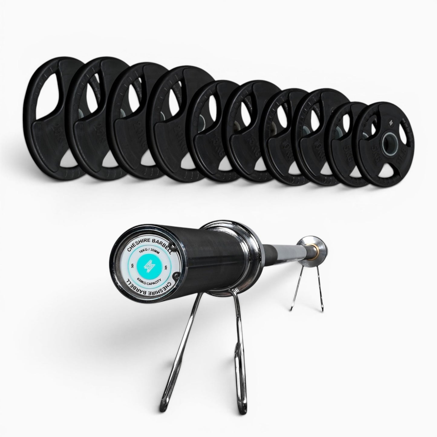 Tri-Grip Olympic Weight Plates