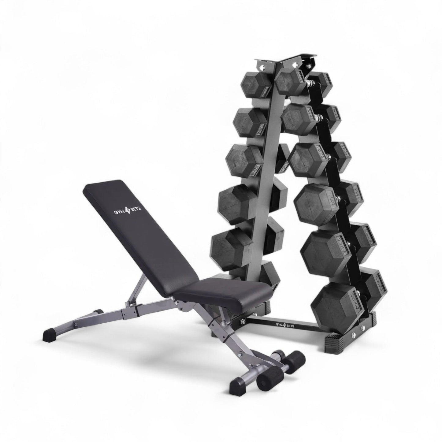 5 & 6 Tier Hex Dumbbell Tree Rack