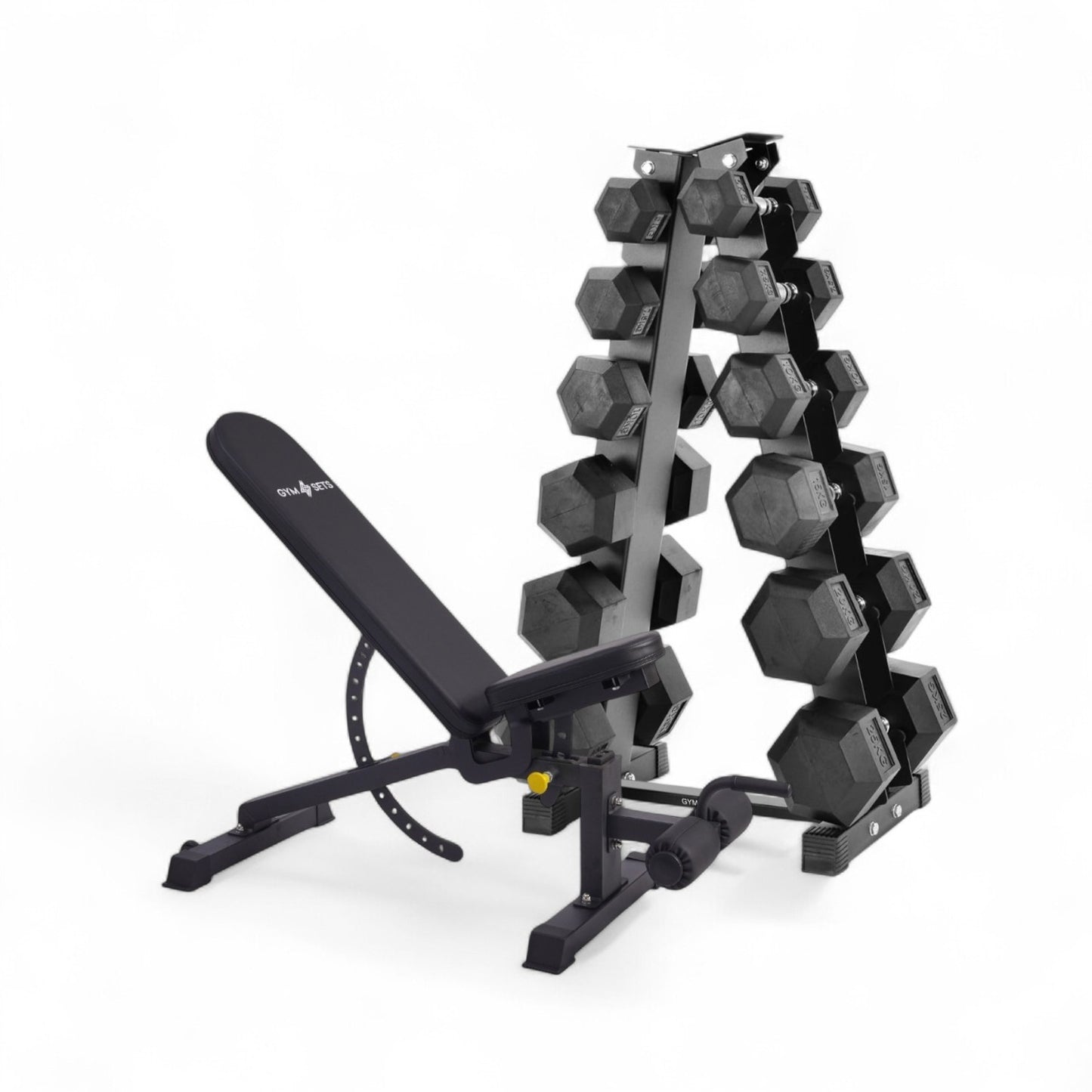 5 & 6 Tier Hex Dumbbell Tree Rack