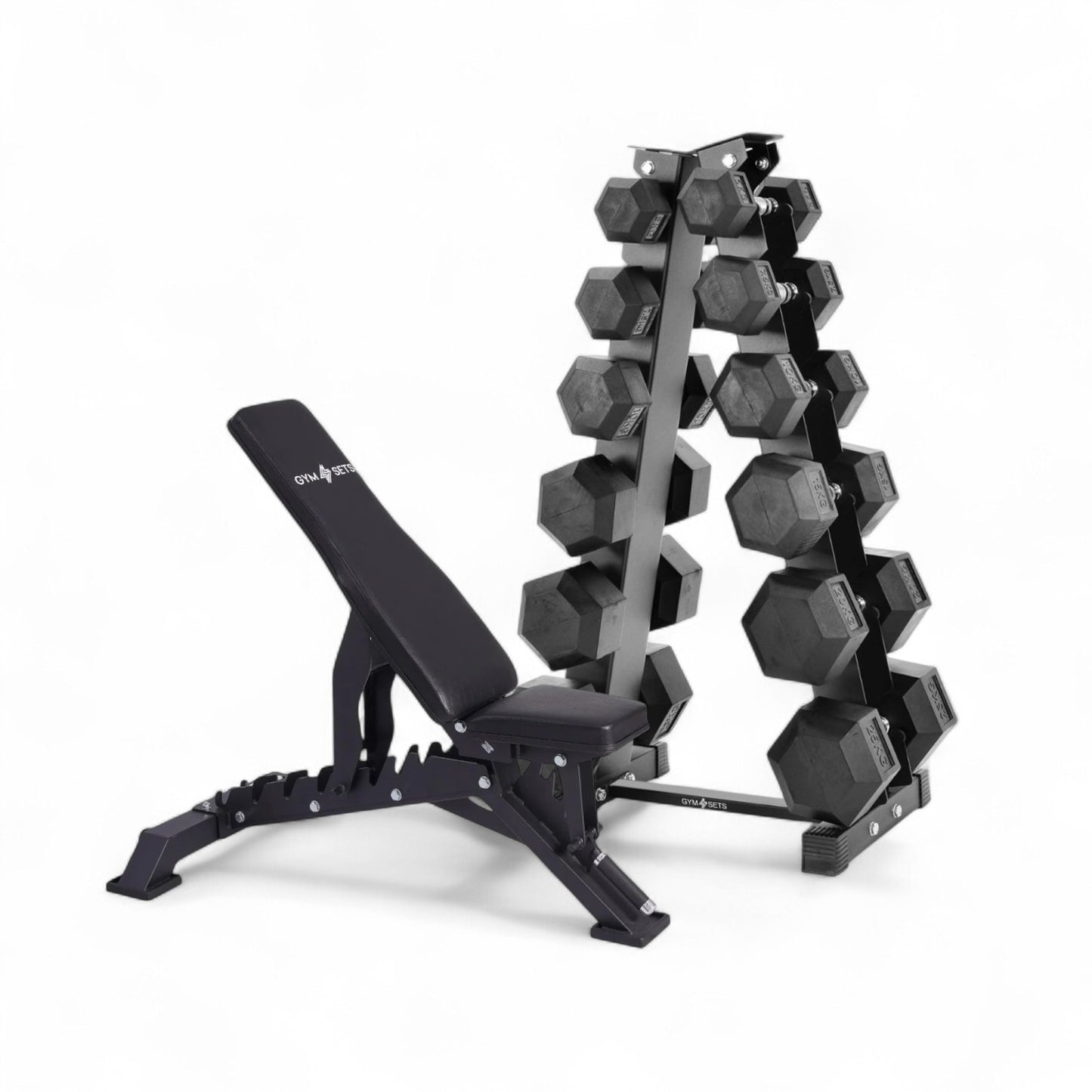 5 & 6 Tier Hex Dumbbell Tree Rack