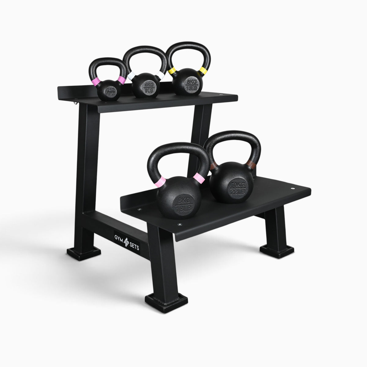 GymSets Half Cast Iron Kettlebell Rack