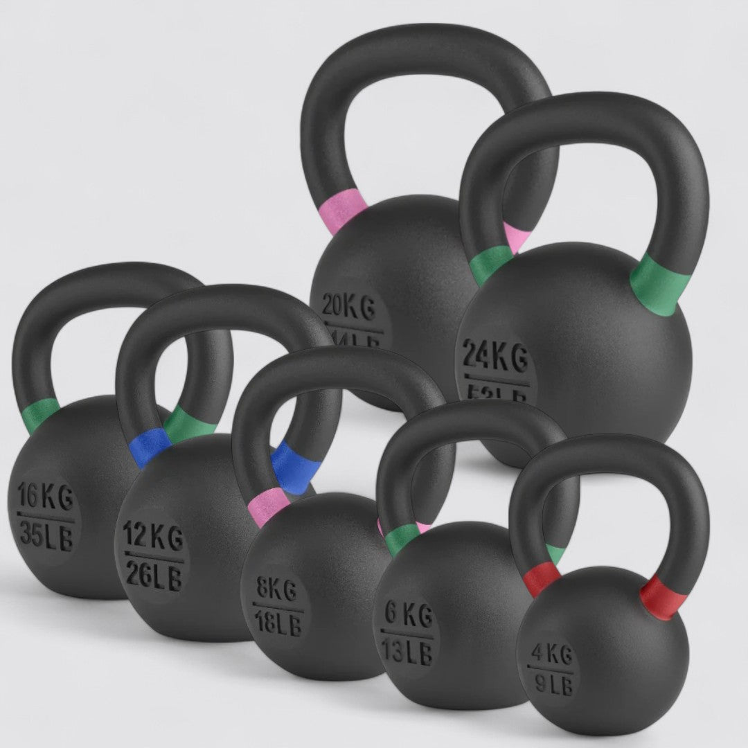 Cast Iron Kettlebells Swinging Set Weight Home Gym 2 4 8 10 16 20 kg