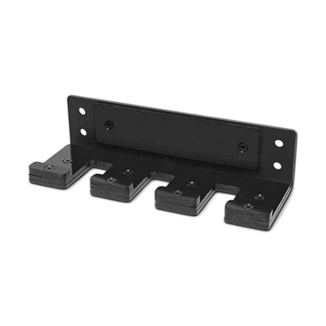 Commercial 3 Barbell Holder Wall Mounted Vertical Rack Triple Hanger