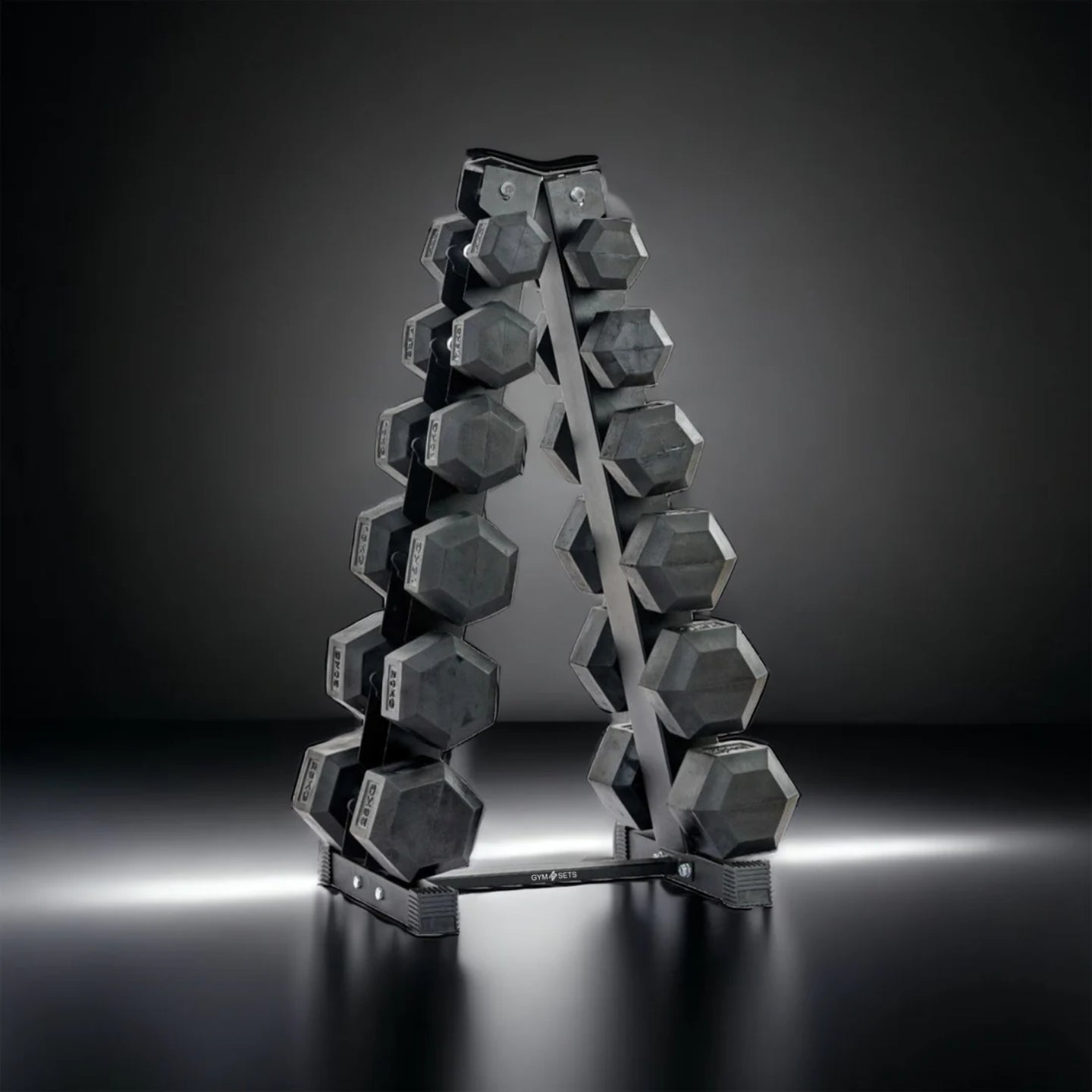 Dumbbell Rack Tree with Dumbbells 2.5-30kg Home Gym Set Pair Weights