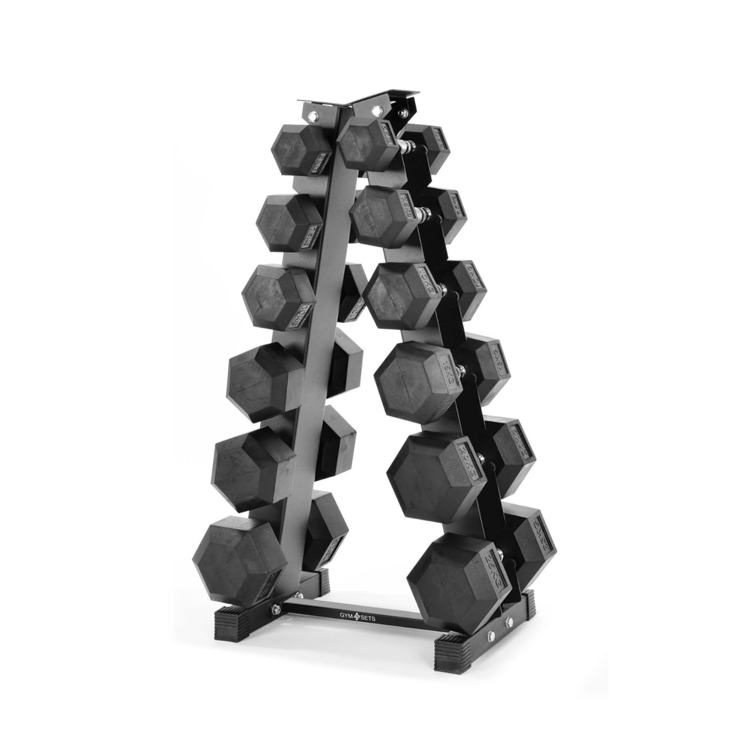 Dumbbell Rack Tree with Dumbbells 2.5-30kg Home Gym Set Pair Weights