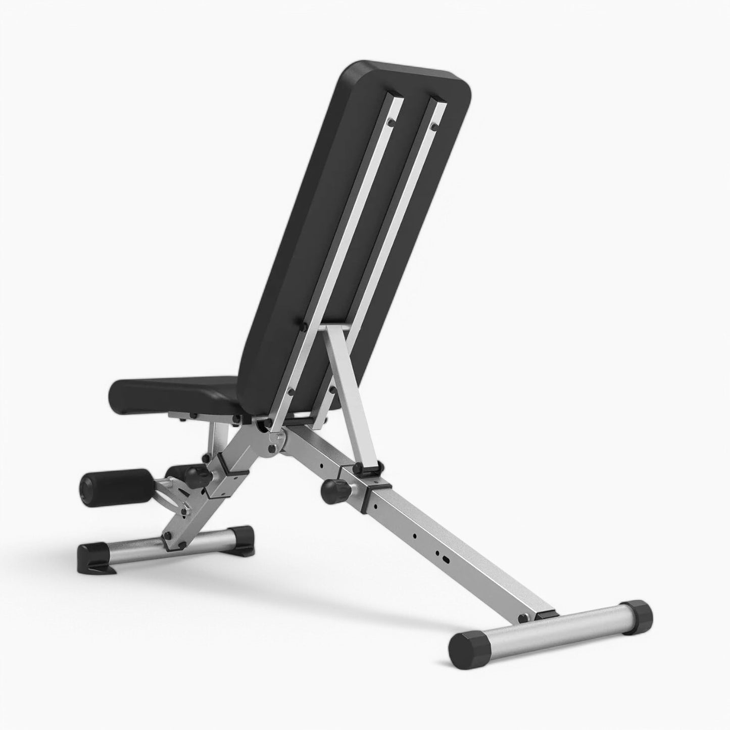 Folding Weight Bench For Home Gym Perfect For Dumbbells Workout Compact Fold Away Design Collapsible And Sturdy Ideal For Any Exercise Routine Space-Saving.