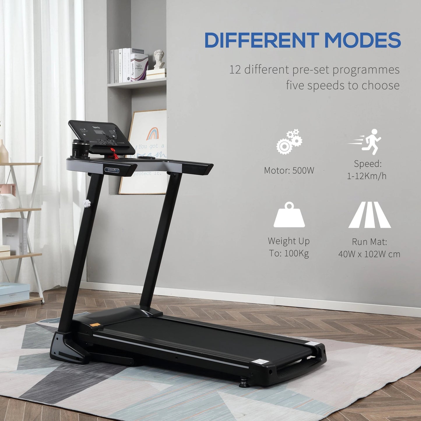 Get The Ultimate Foldable Treadmill – A Portable Running Machine Perfect For Small Spaces. Ideal For Home Workouts With Smooth Performance & Easy Storage!