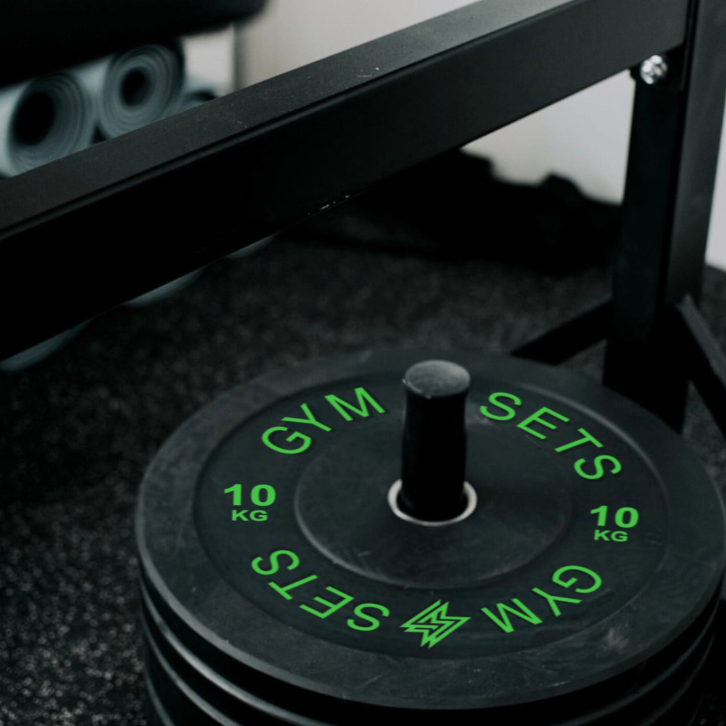 GymSets Durable Olympic Colored Bumper Plates For Strength Training