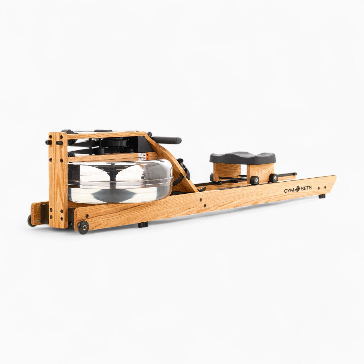 GymSets Water Rower For Commercial Quality Home Gym, Full-Body Workout