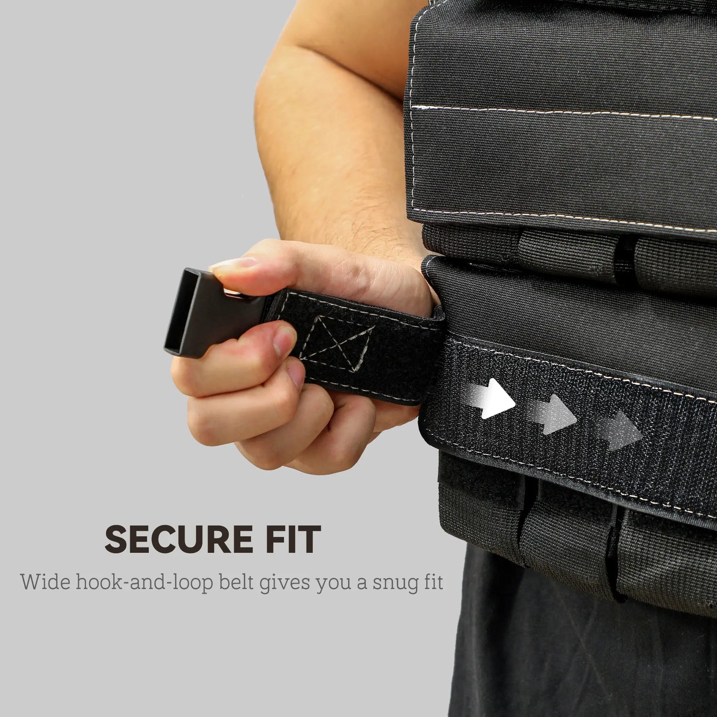 Gymsets Weighted Vest Features Adjustable Weight, Secure Fit, Durable Design, Enhanced Visibility, Comfortable Training And Versatile Use For All Fitness Levels