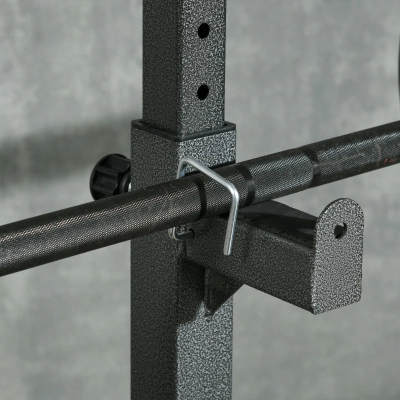 Half Squat Rack for Bench Press, Dip Squatting Power Home Gym Station