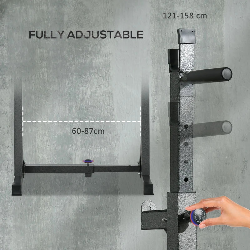 Half Squat Rack for Bench Press, Dip Squatting Power Home Gym Station