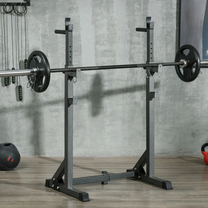 Half Squat Rack for Bench Press, Dip Squatting Power Home Gym Station