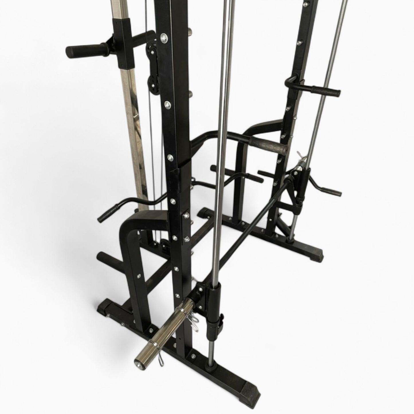 Heavy-Duty Cable & Smith Machine Gym Equipment For Home And Commercial Use. Perfect For Squats, Bench Press, Lat Pulldowns, Curls, & Full-Body Strength Training