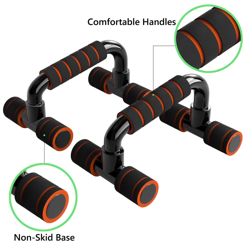 Press up Bars With Push Handles Calisthenics Blocks Grips Exercises