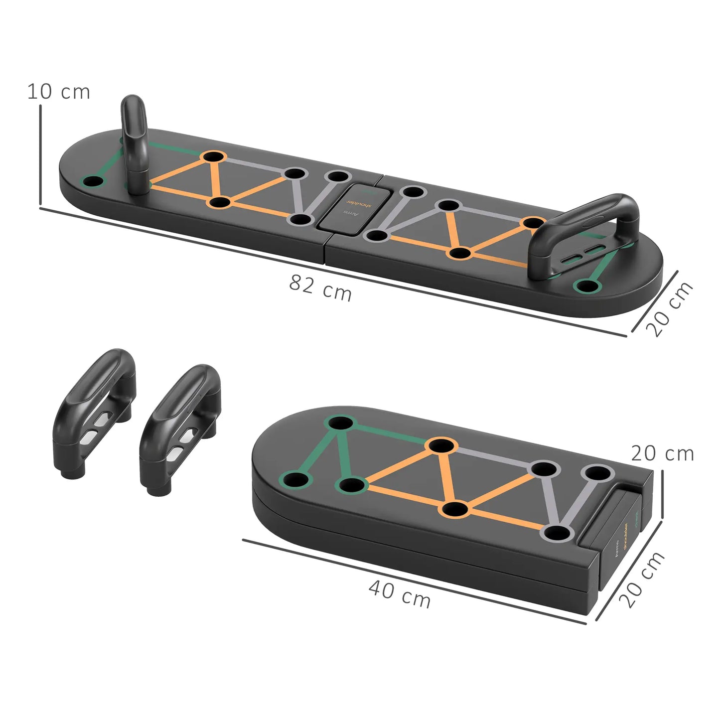 GymSets Foldable Push-Up Board