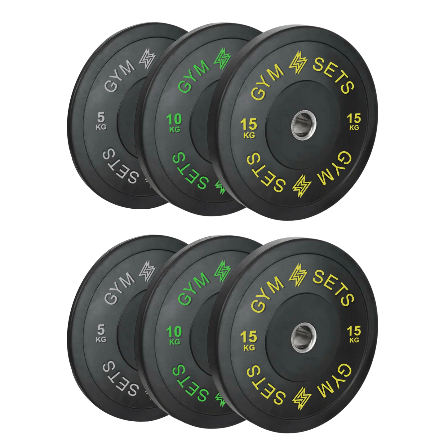 Olympic Coloured Bumper Weight Plates