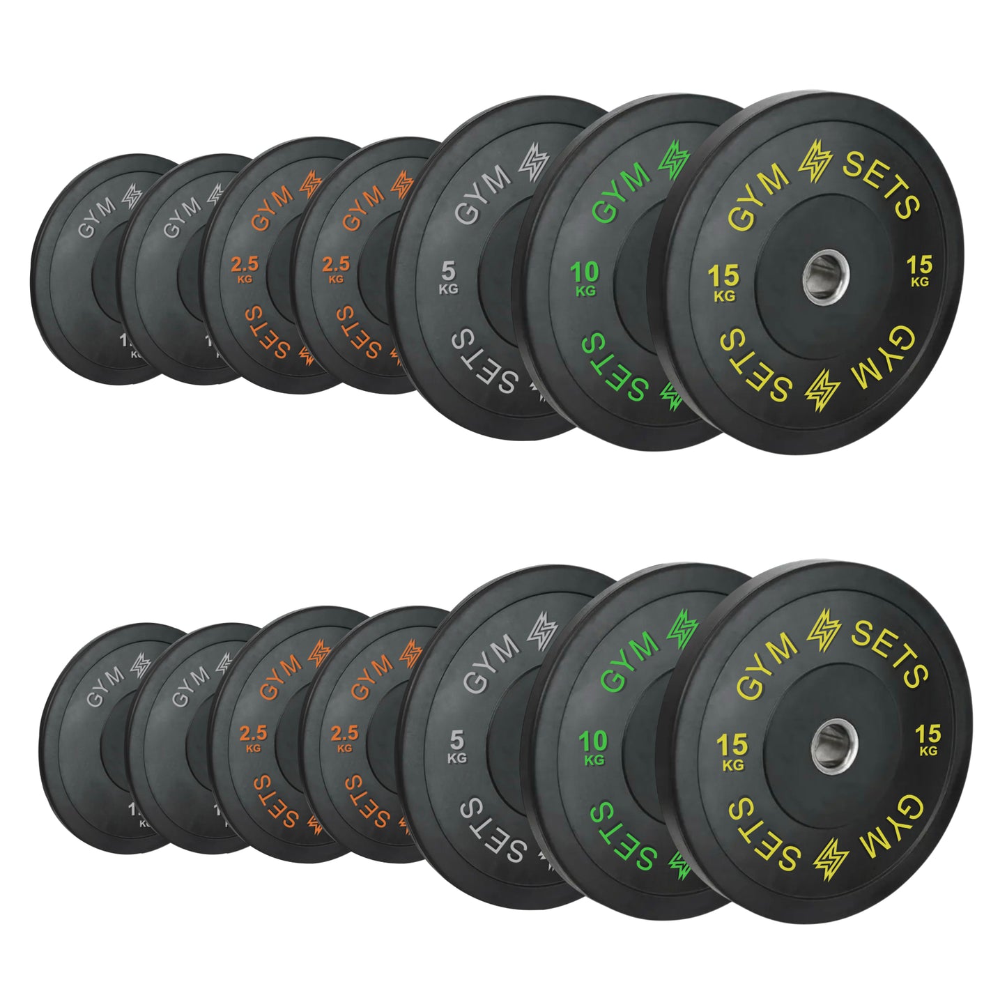 Olympic Coloured Bumper Weight Plates