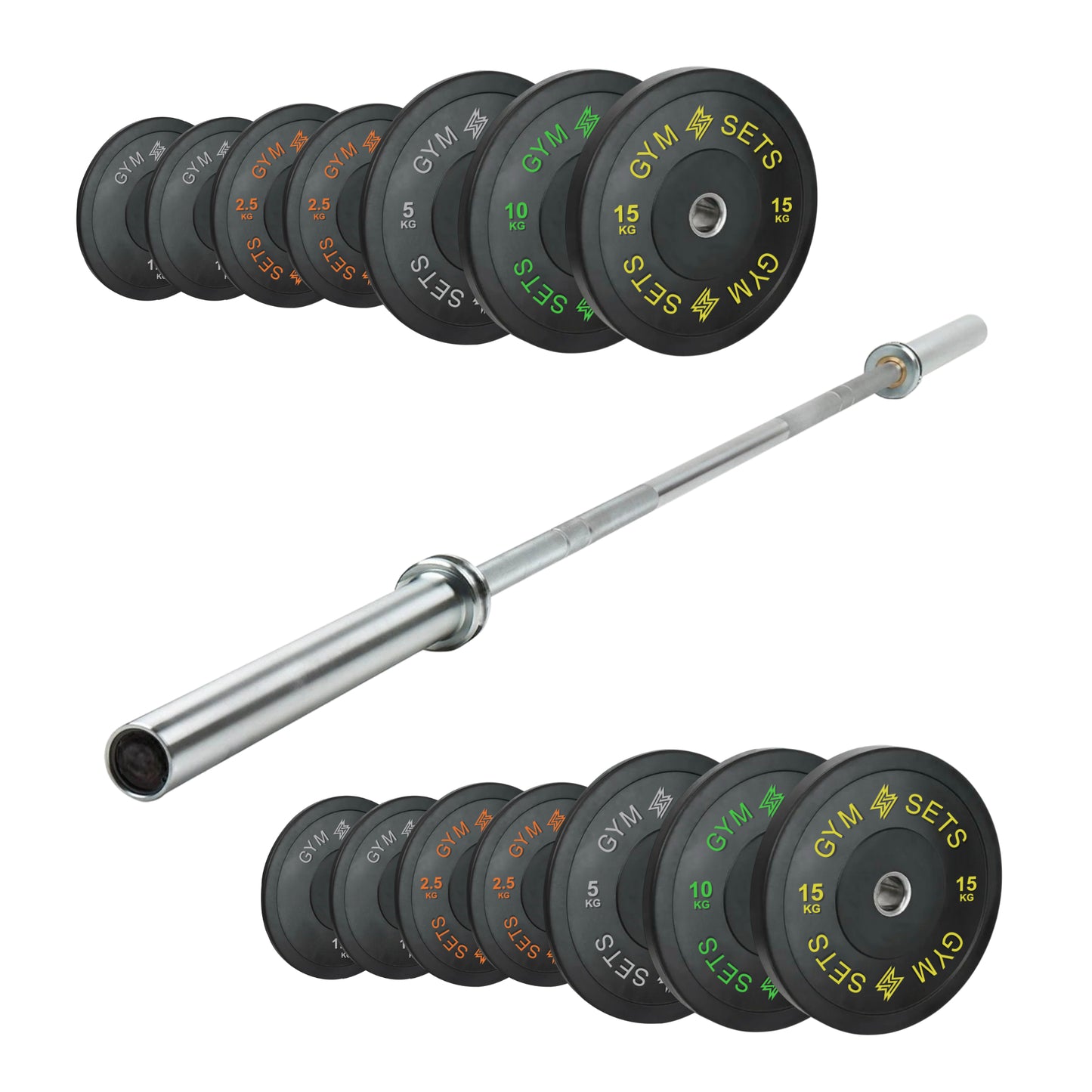 Olympic Coloured Bumper Weight Plates