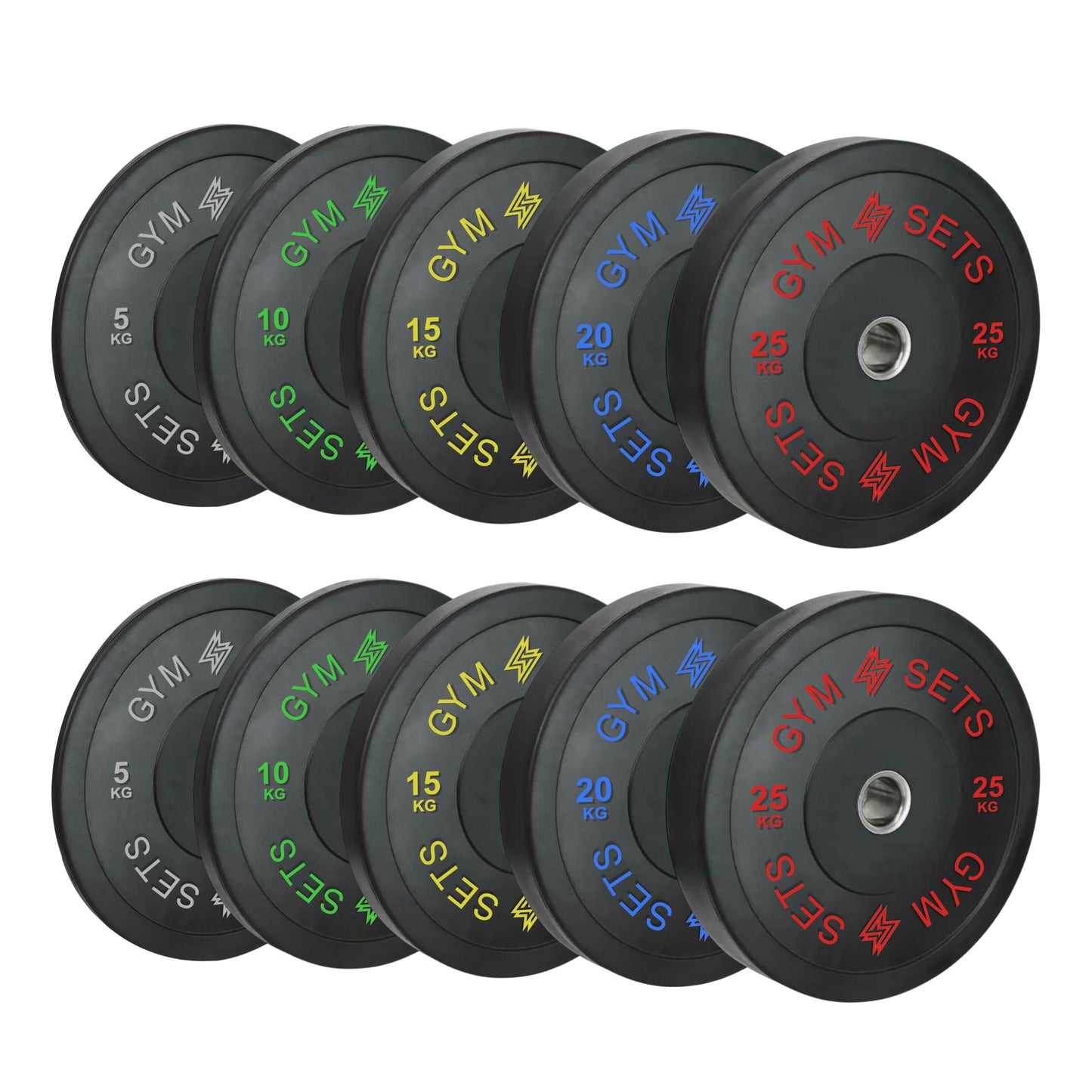 Olympic Coloured Bumper Weight Plates