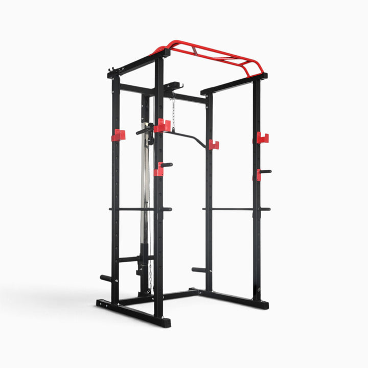 GymSets Power Cage with Cable Pulley