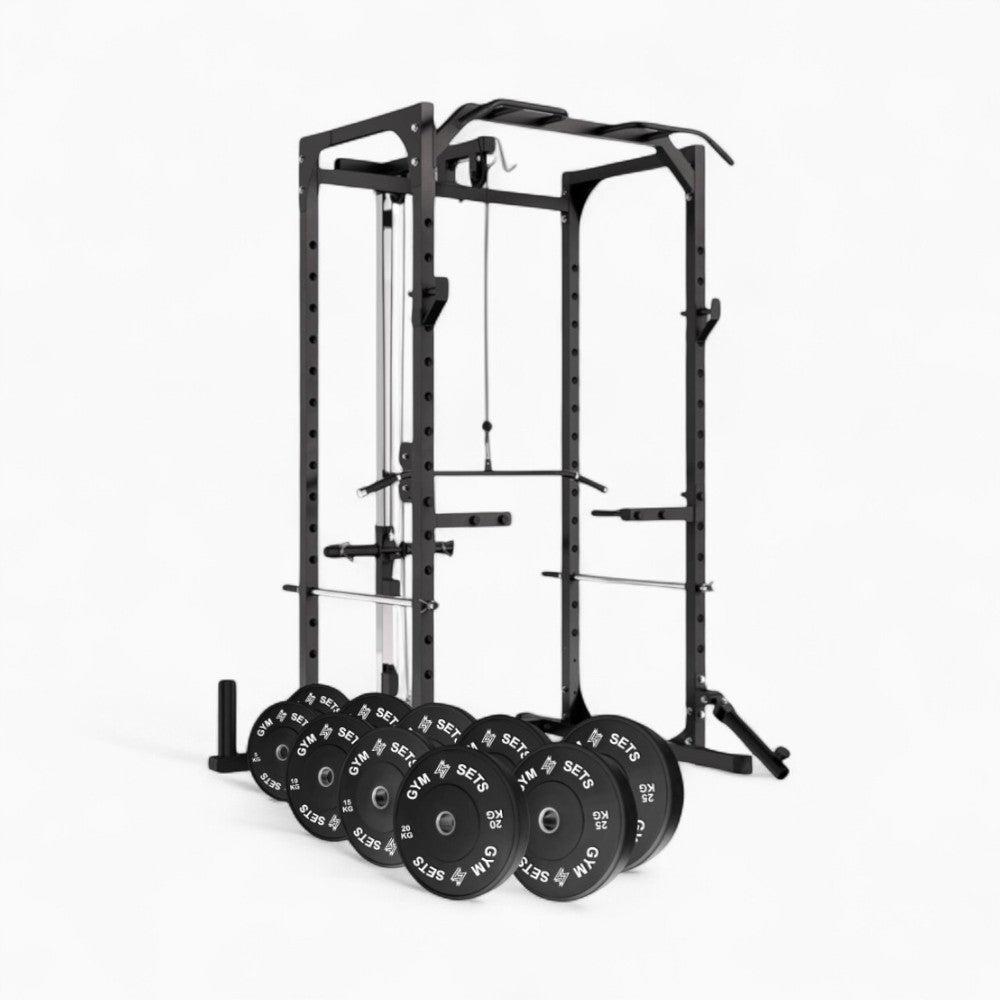 Power Rack Cage With Cable Machine System. Heavy-Duty Squat Equipment For Home And Commercial Gyms, Perfect For Full-Body Strength Training. Buy Now.