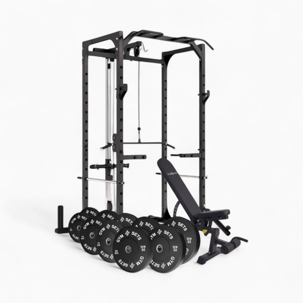 Power Rack Cage With Cable Machine System. Heavy-Duty Squat Equipment For Home And Commercial Gyms, Perfect For Full-Body Strength Training. Buy Now.
