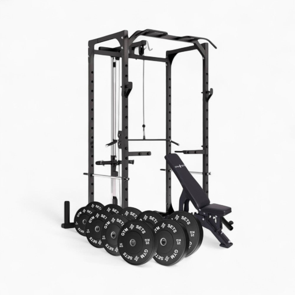 Power Rack Cage With Cable Machine System. Heavy-Duty Squat Equipment For Home And Commercial Gyms, Perfect For Full-Body Strength Training. Buy Now.